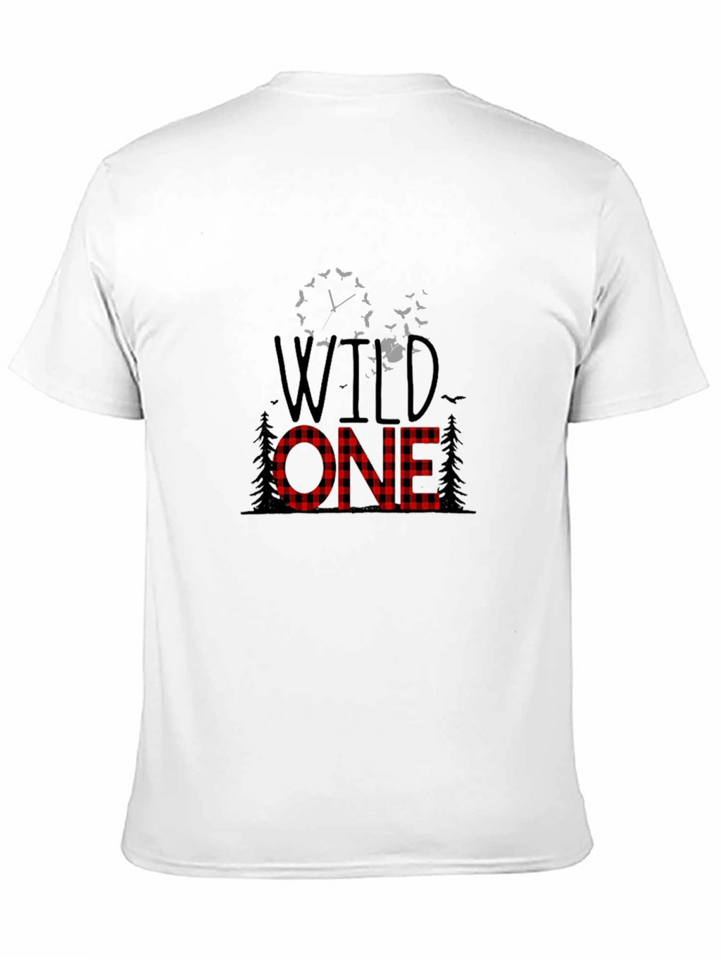 Wild One Buffalo Plaid Graphic Tee