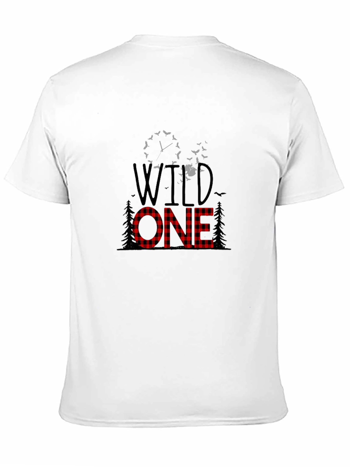 Wild One Buffalo Plaid Graphic Tee