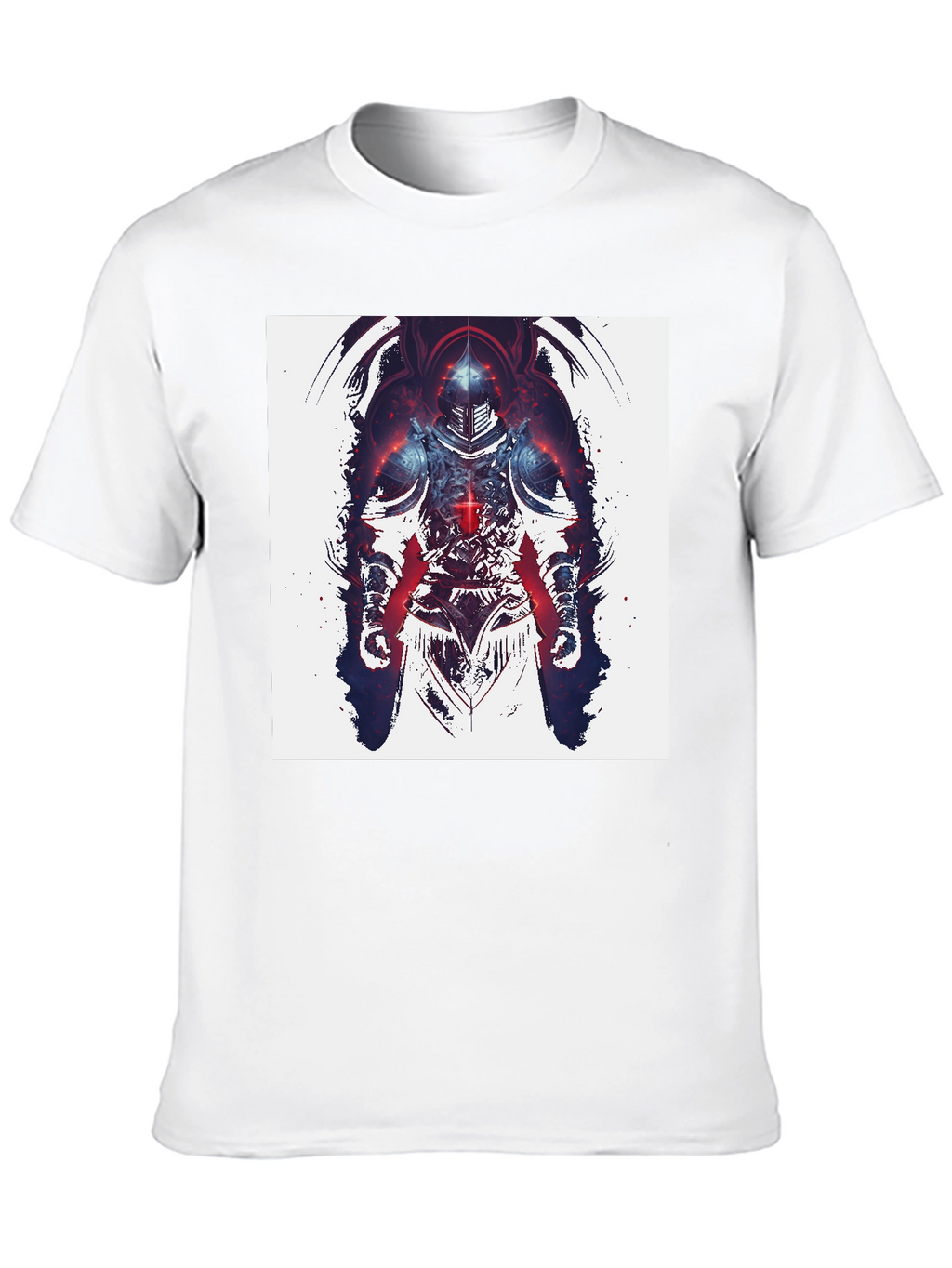 Knight Graphic Print Black T-Shirt