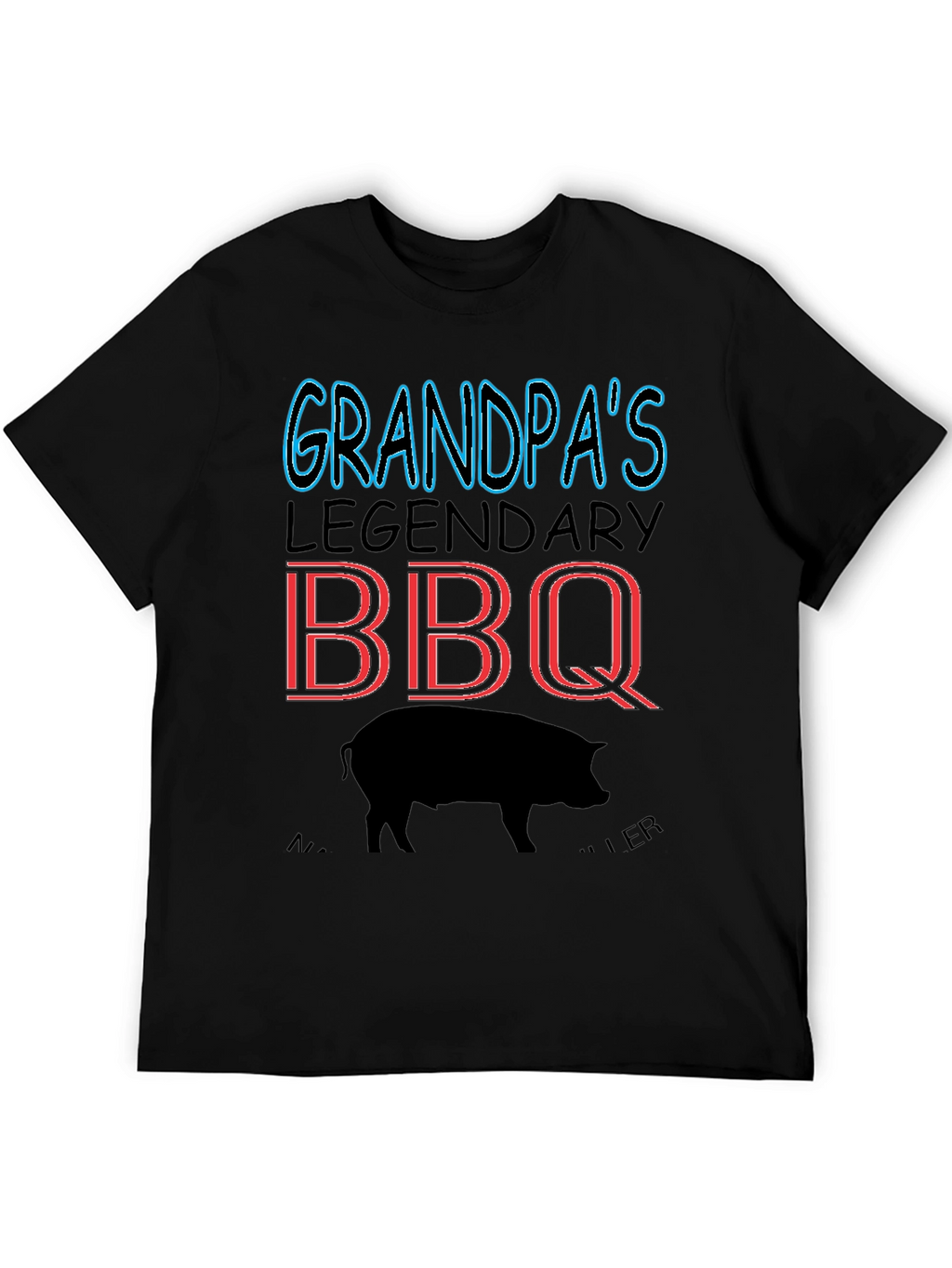 Grandpas Legendary BBQ Pig T-Shirt