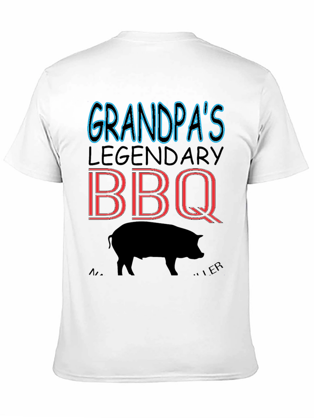 Grandpas Legendary BBQ Pig T-Shirt