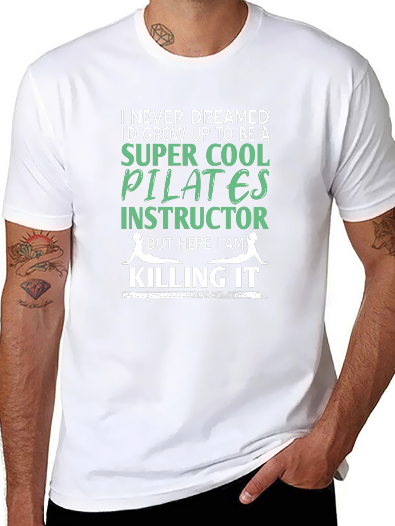 Super Cool Pilates Instructor Novelty T-Shirt