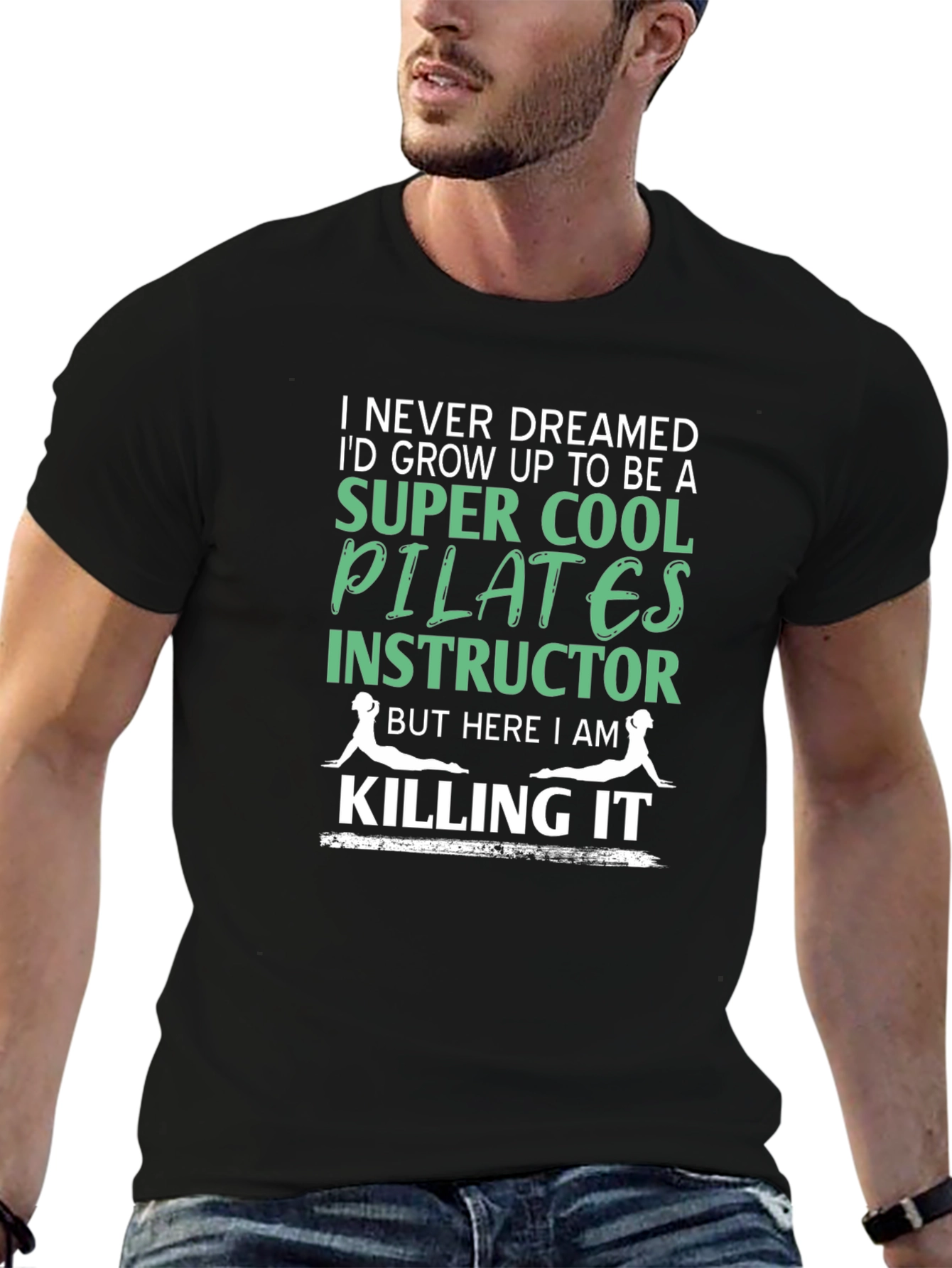 Super Cool Pilates Instructor Novelty T-Shirt