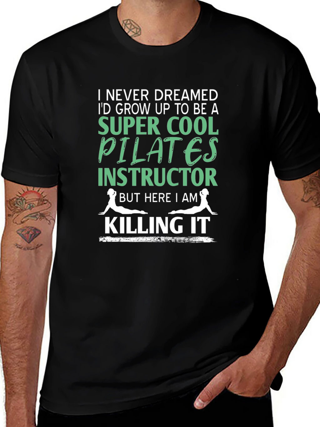 Super Cool Pilates Instructor Novelty T-Shirt