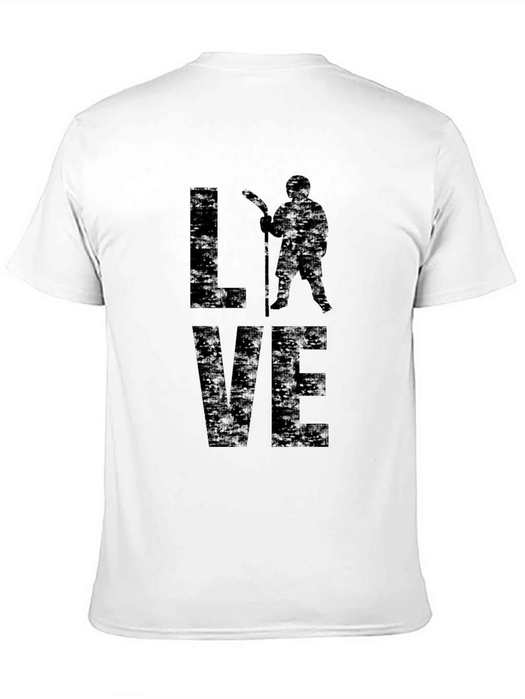 Love Hockey Graphic Tee - Black Unisex Shirt
