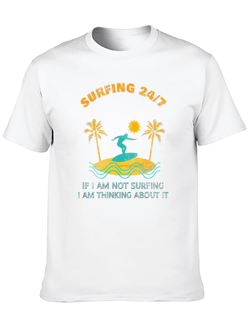 Surfing 24/7 Graphic Tee