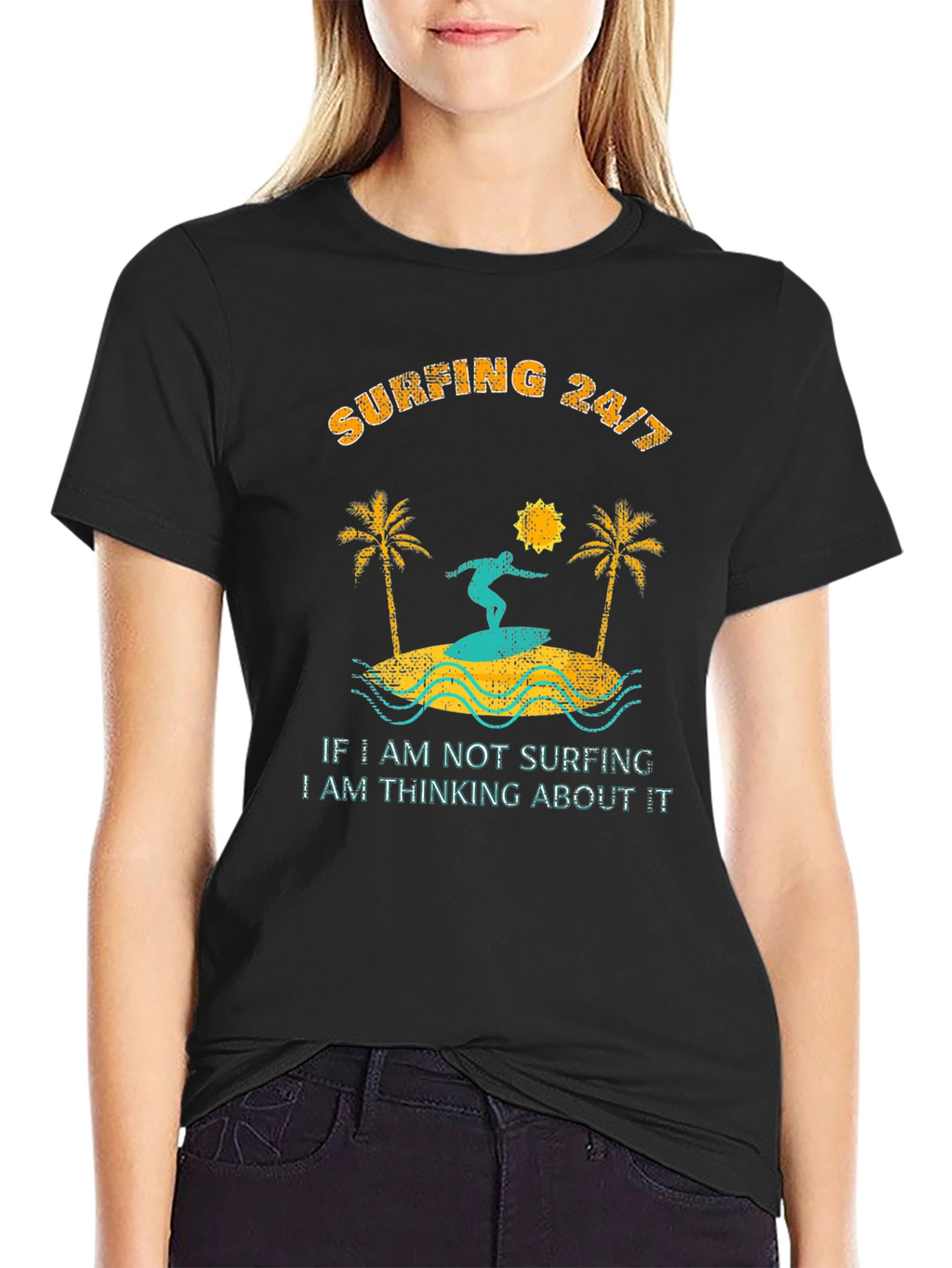 Surfing 24/7 Graphic Tee