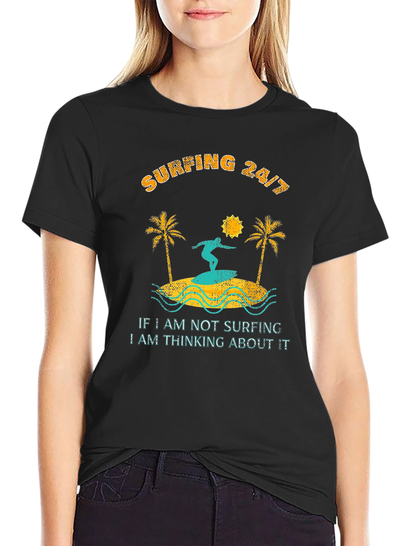 Surfing 24/7 Graphic Tee