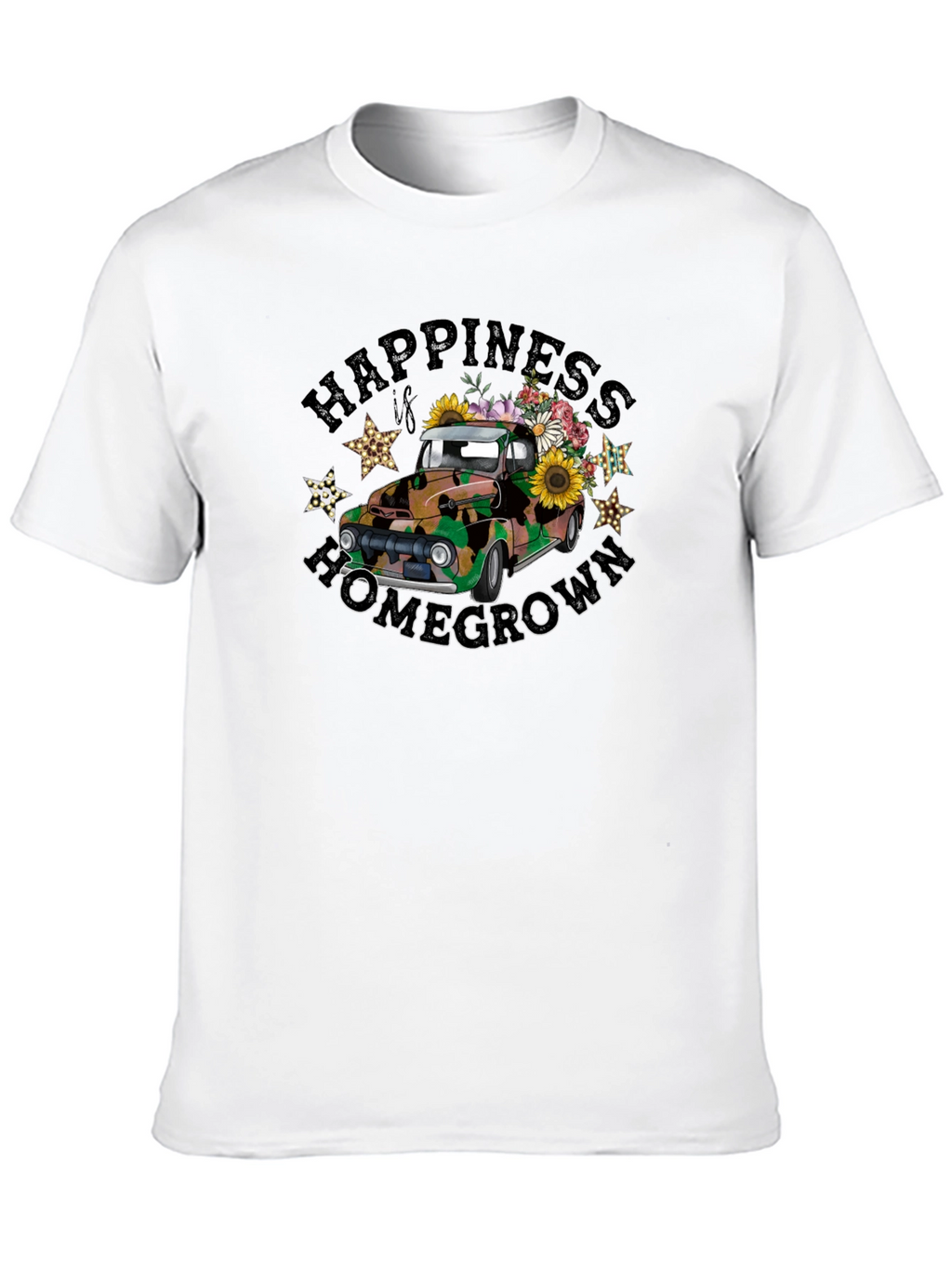 Happiness Is Homegrown Truck T-Shirt