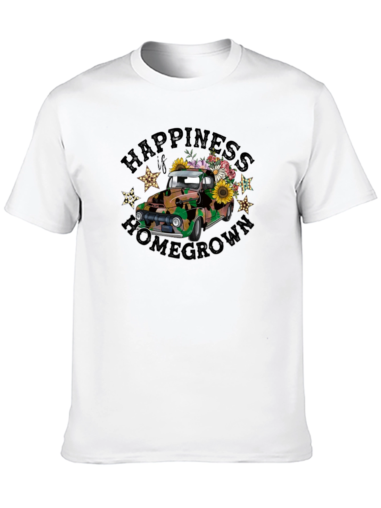 Happiness Is Homegrown Truck T-Shirt