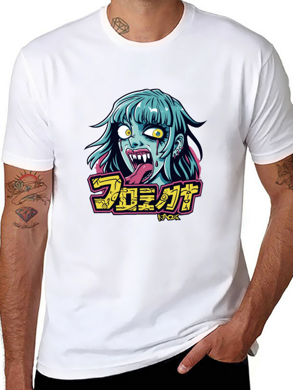Zombie Graphic Tee - Black