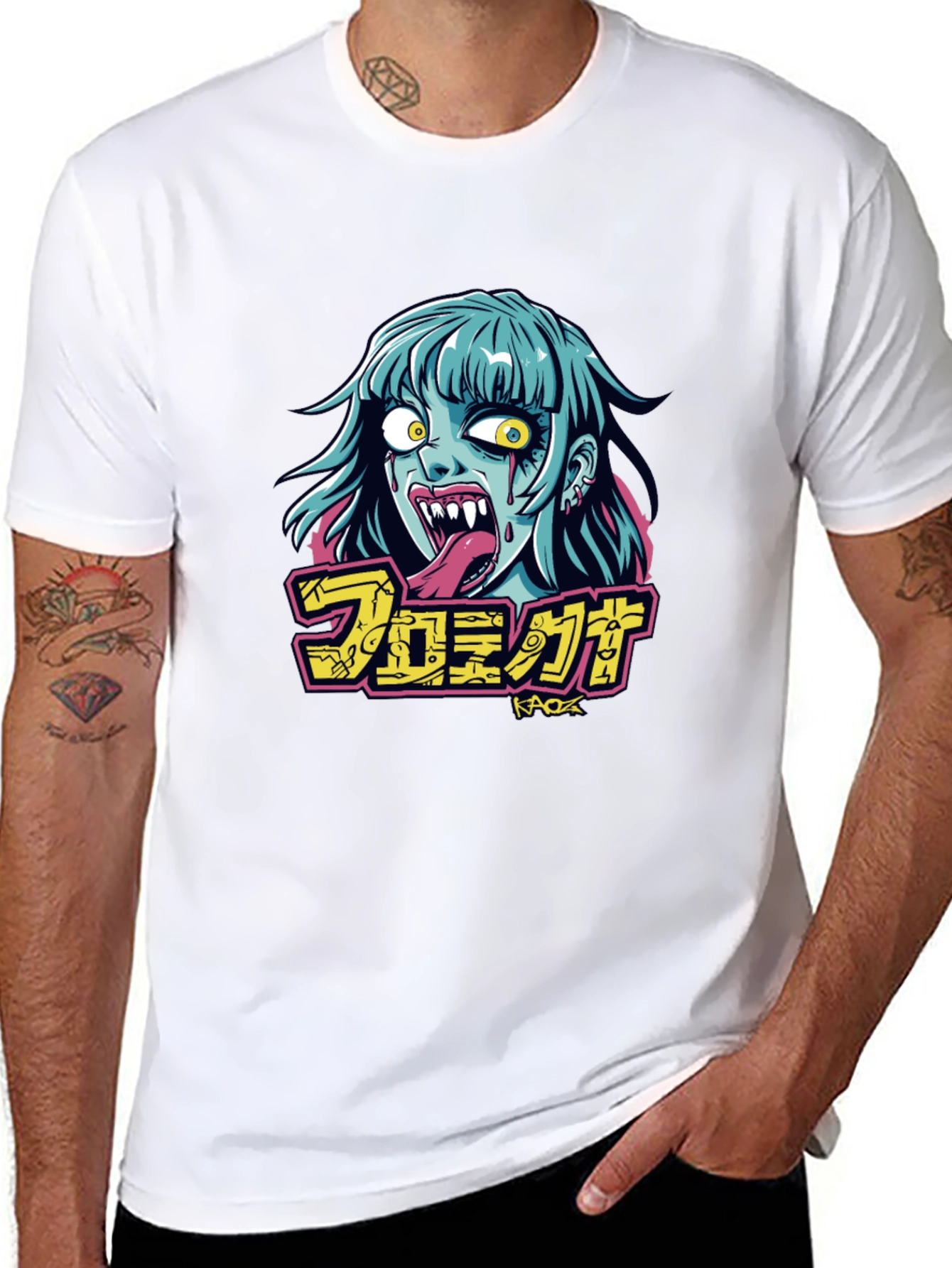 Zombie Graphic Tee - Black