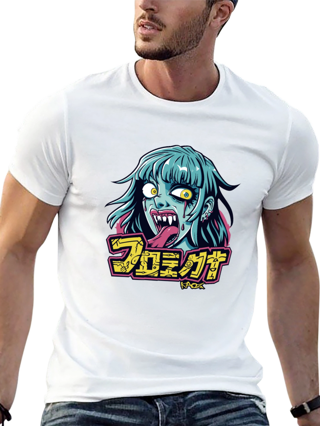 Zombie Graphic Tee - Black
