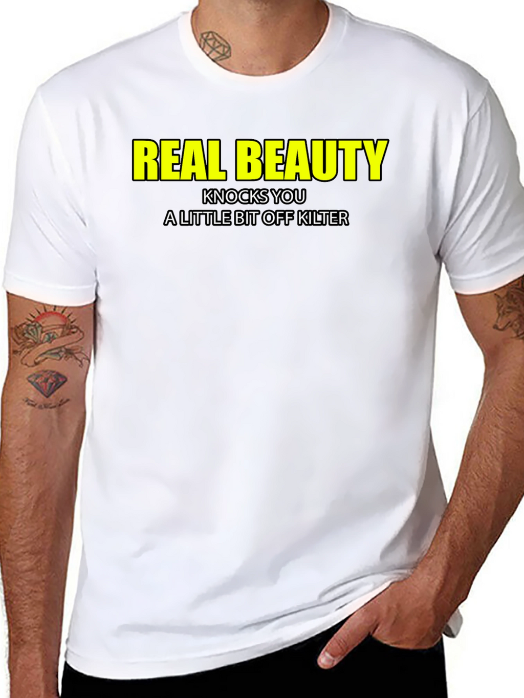 Real Beauty T-Shirt - Funny Slogan Tee