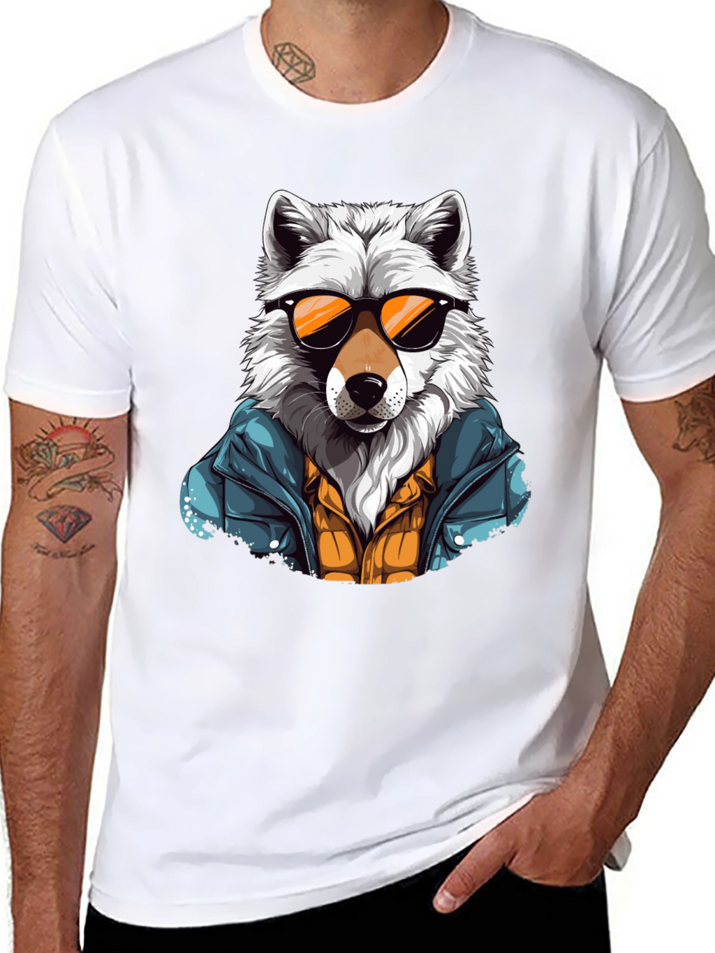 Wolf Graphic T-Shirt - Cool Animal Tee