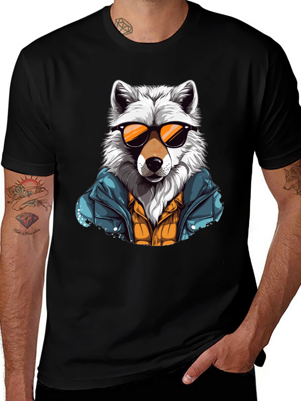Wolf Graphic T-Shirt - Cool Animal Tee