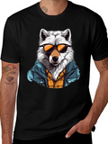 Wolf Graphic T-Shirt - Cool Animal Tee