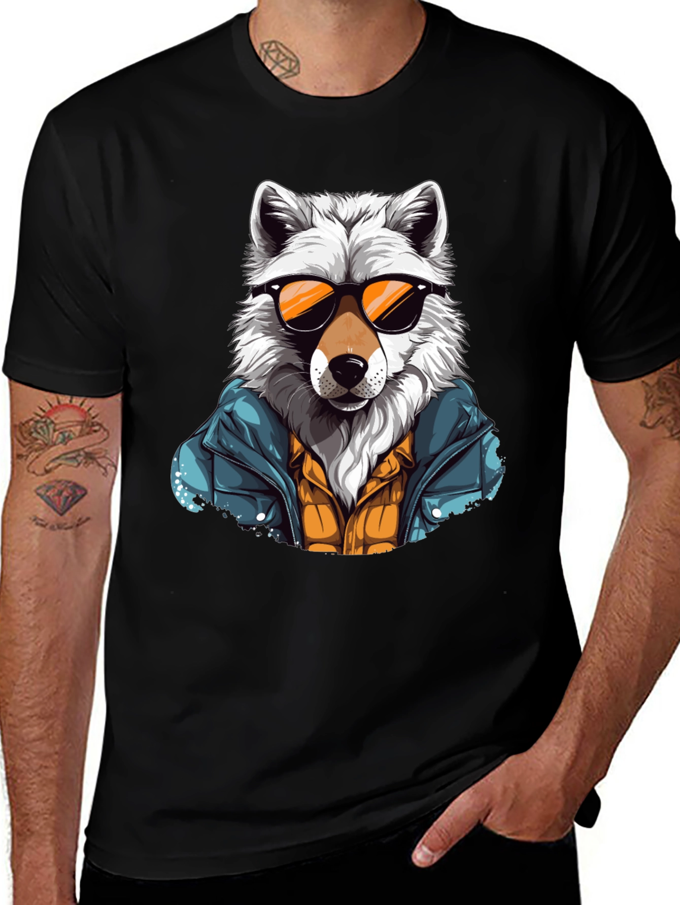 Wolf Graphic T-Shirt - Cool Animal Tee