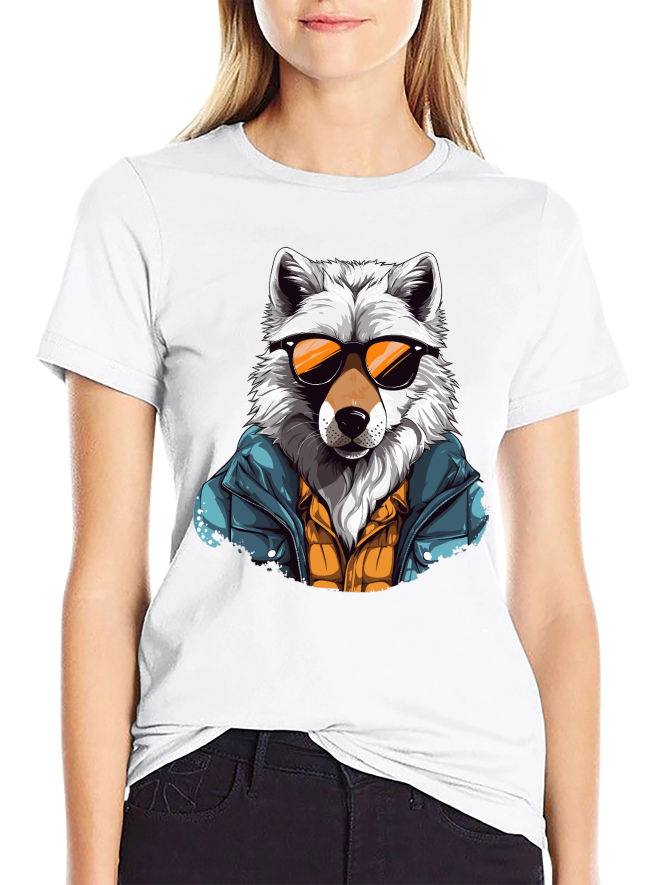 Wolf Graphic T-Shirt - Cool Animal Tee