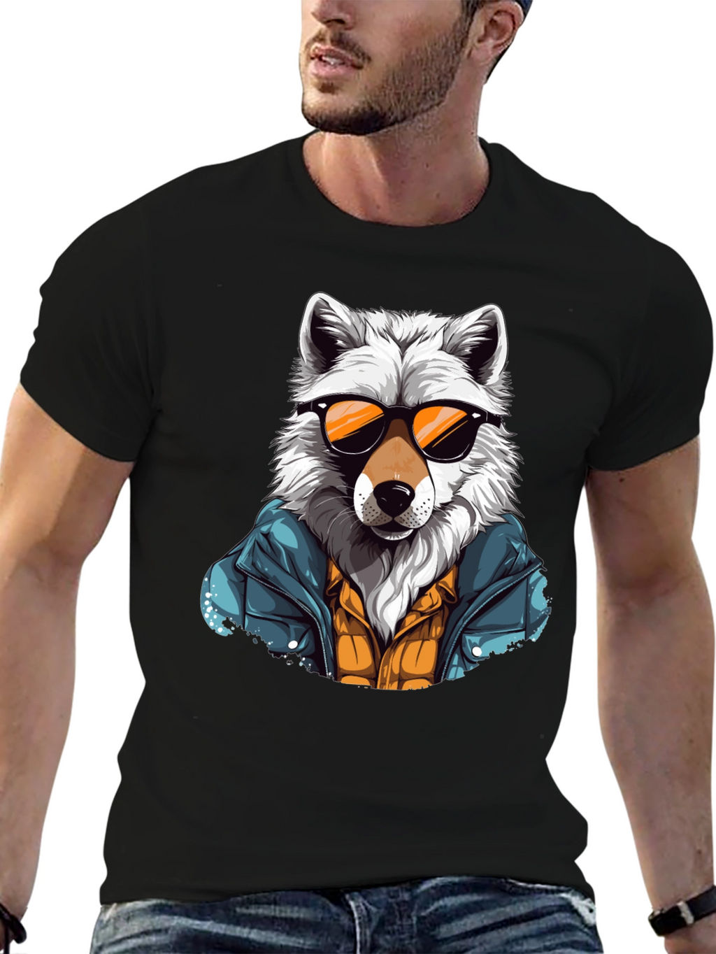 Wolf Graphic T-Shirt - Cool Animal Tee