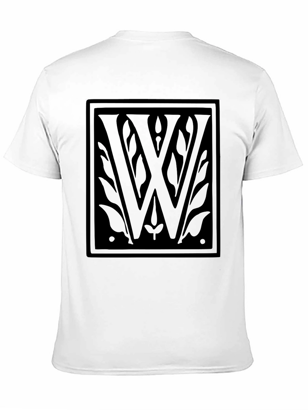Elegant Black W Emblem T-Shirt