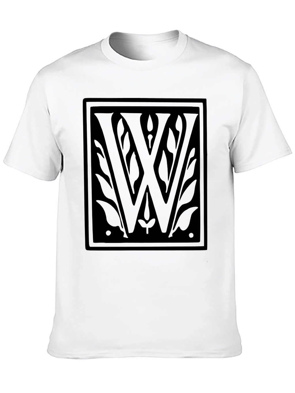 Elegant Black W Emblem T-Shirt