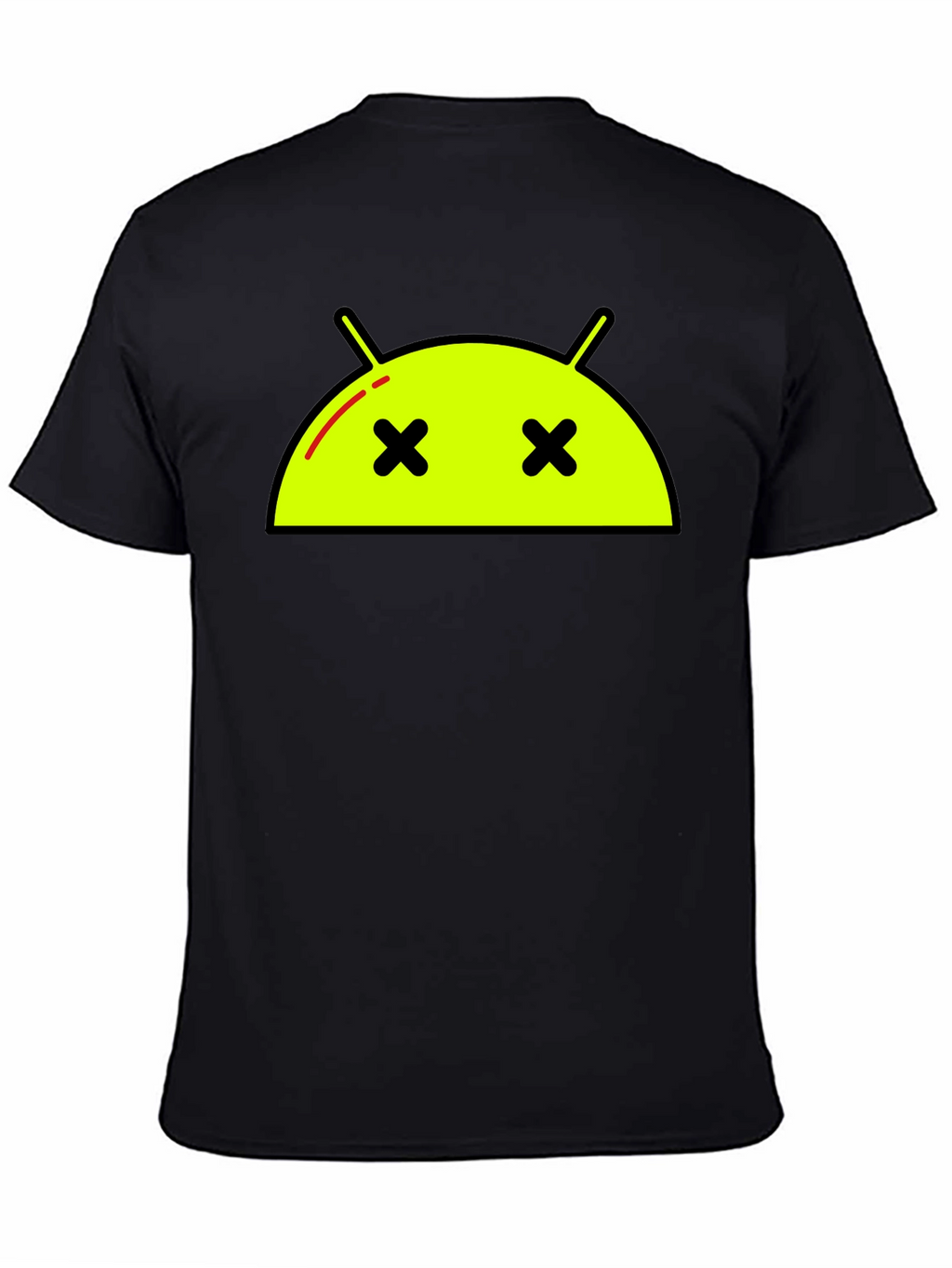 Android Dead Face T-Shirt - Funny Robot Graphic Tee