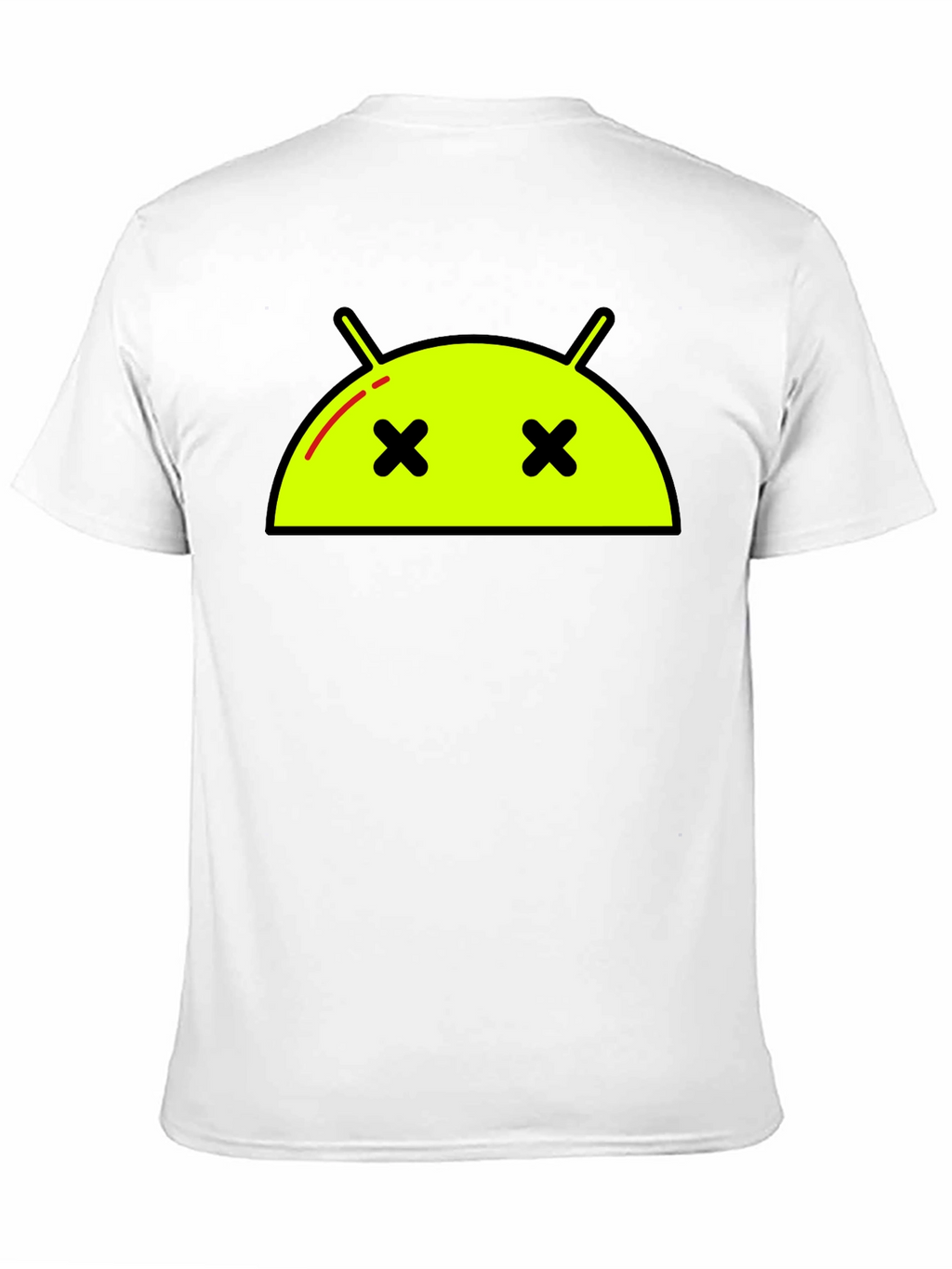 Android Dead Face T-Shirt - Funny Robot Graphic Tee