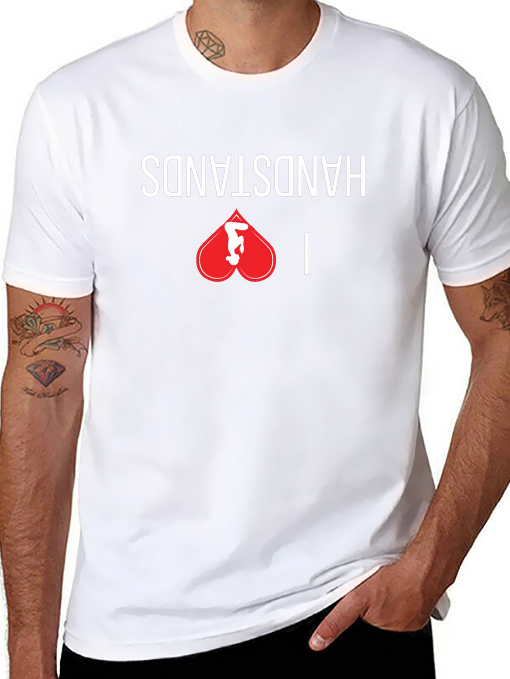 I Heart Handstands Graphic Tee