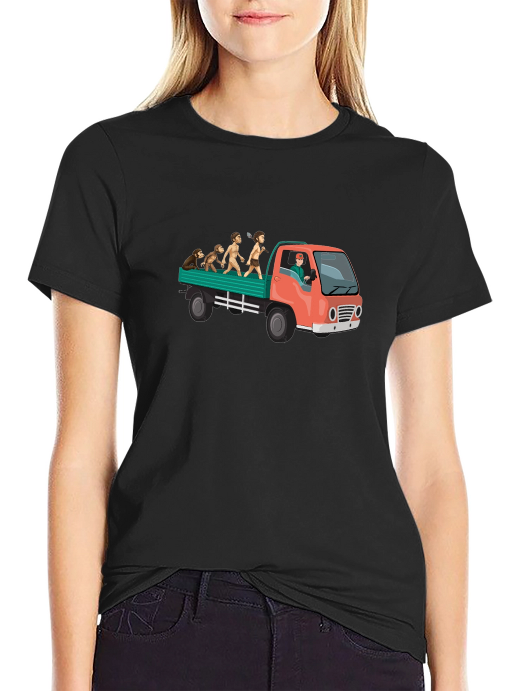 Evolution Truck Ride T-Shirt - Black Graphic Tee