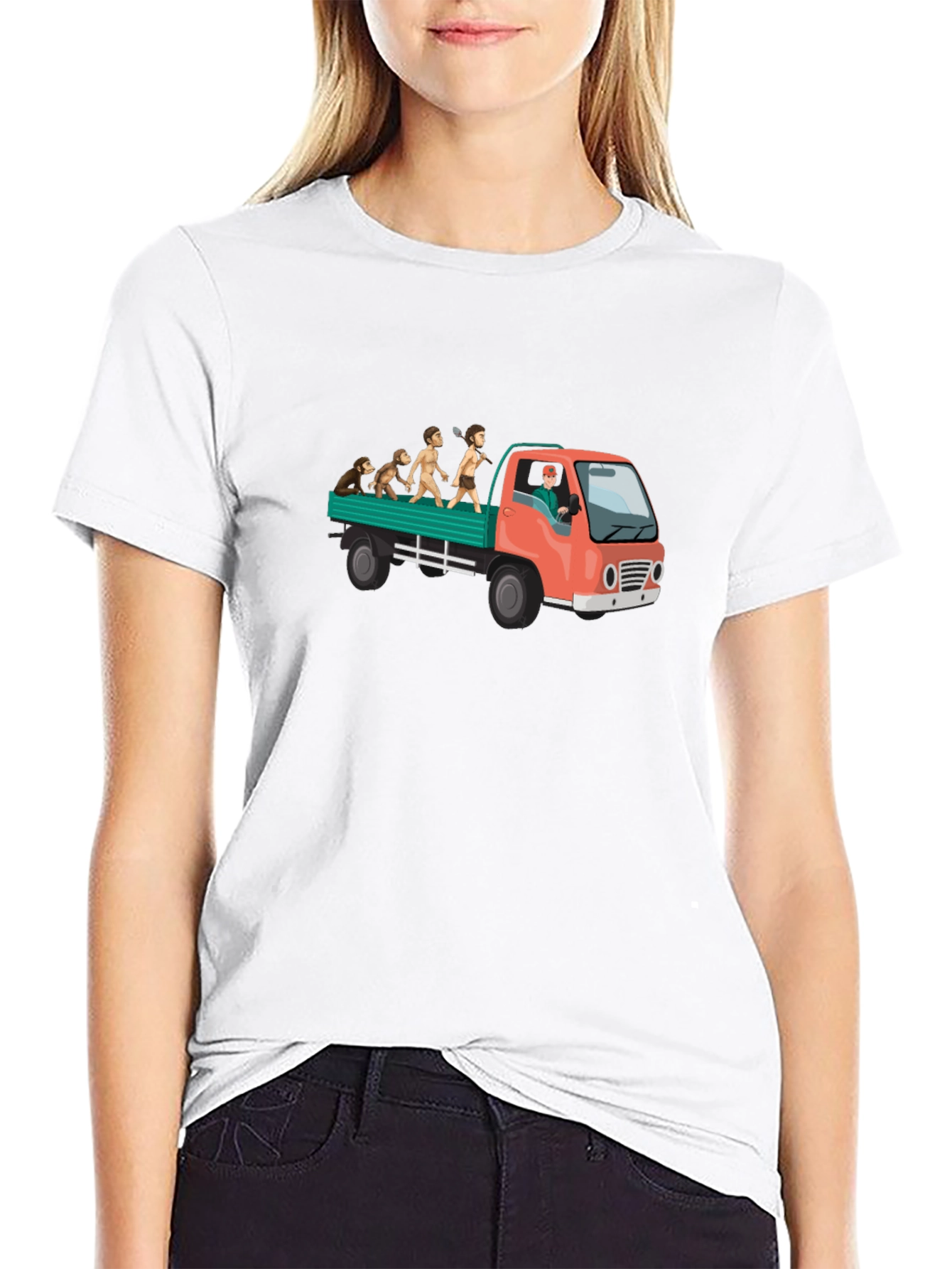 Evolution Truck Ride T-Shirt - Black Graphic Tee