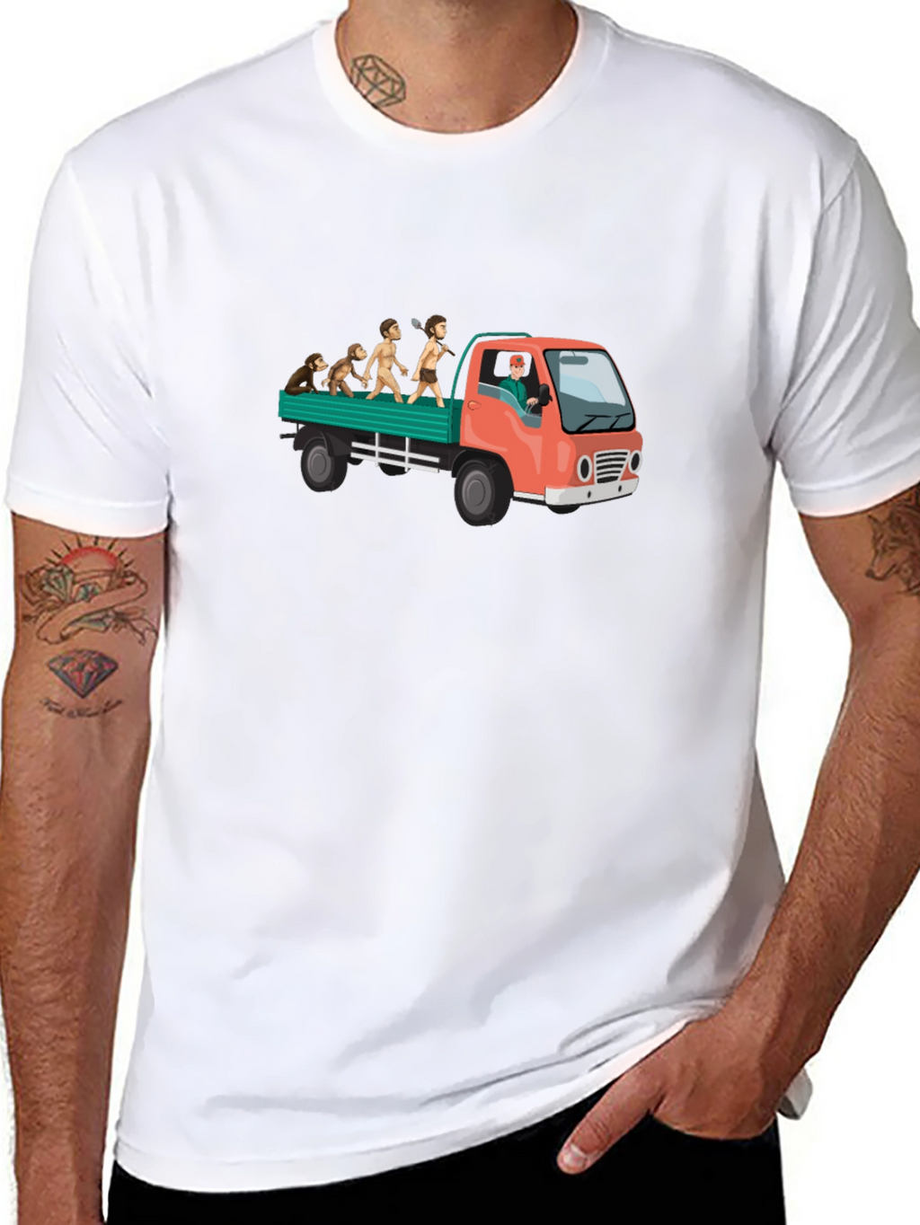 Evolution Truck Ride T-Shirt - Black Graphic Tee