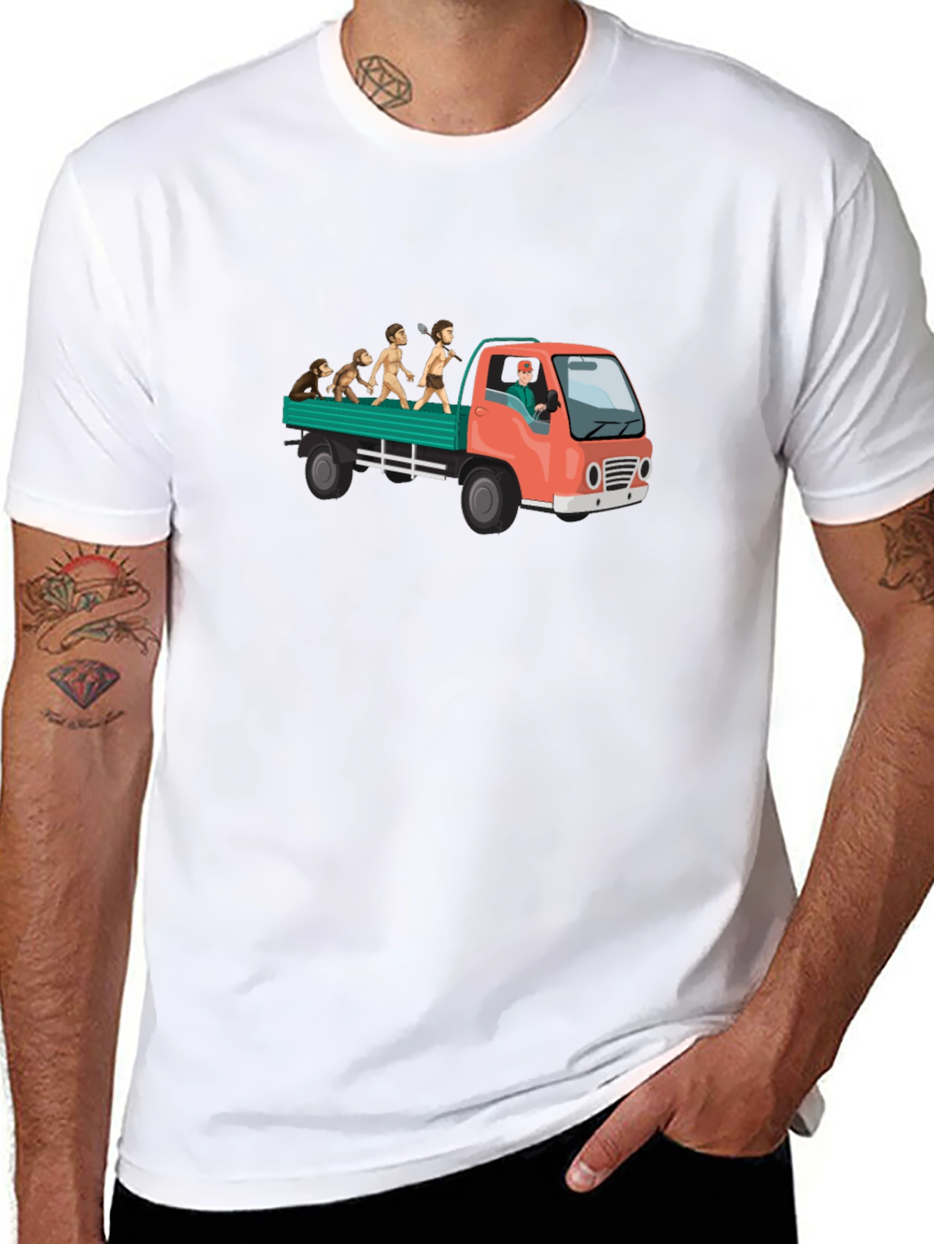 Evolution Truck Ride T-Shirt - Black Graphic Tee