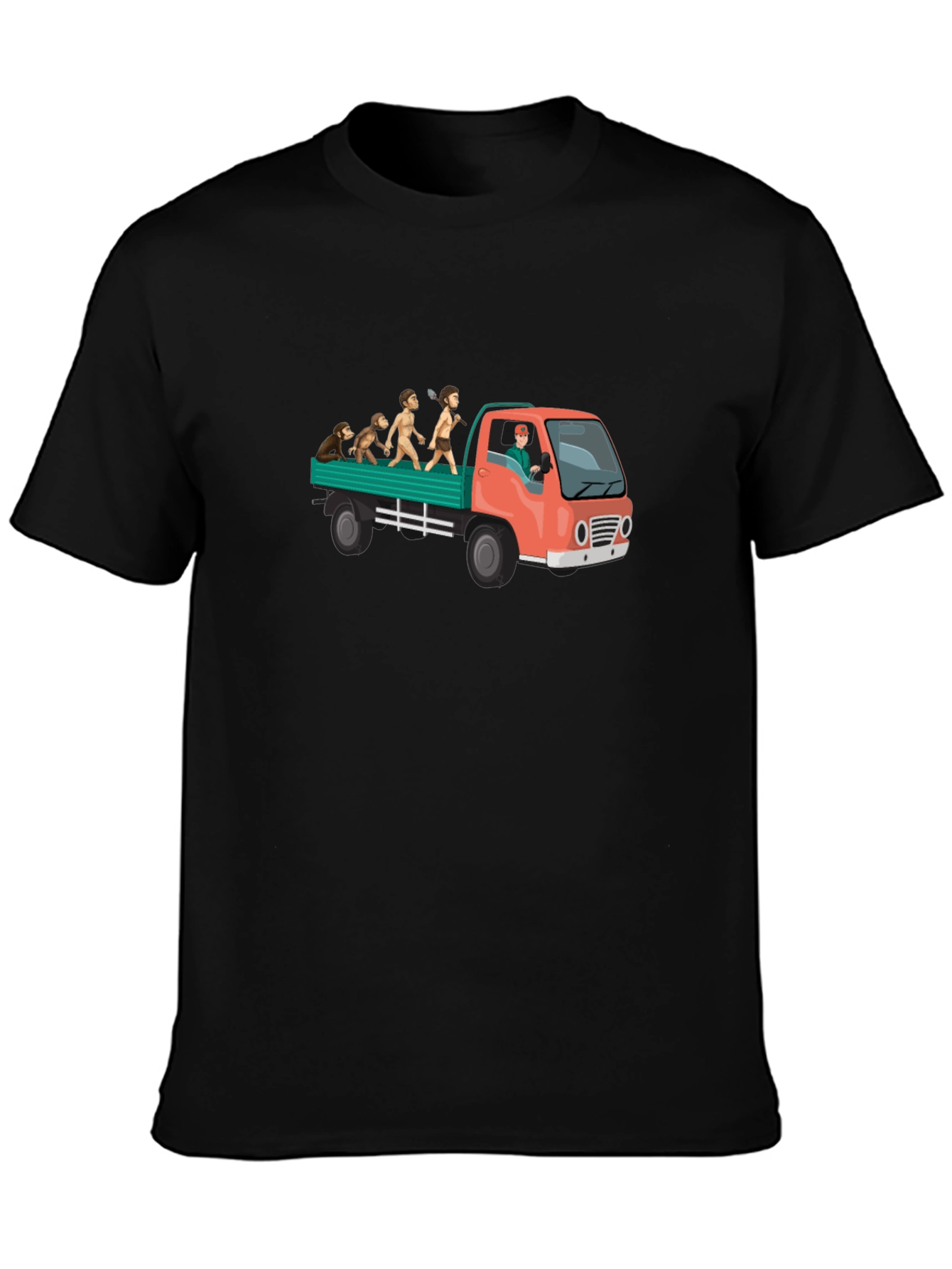 Evolution Truck Ride T-Shirt - Black Graphic Tee