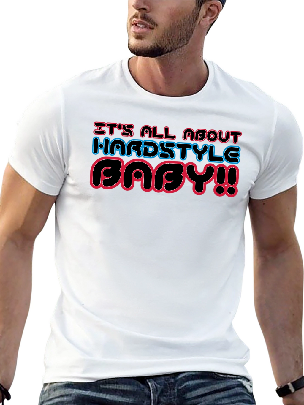 Hardstyle Baby Black T-Shirt Rave EDM Festival Apparel