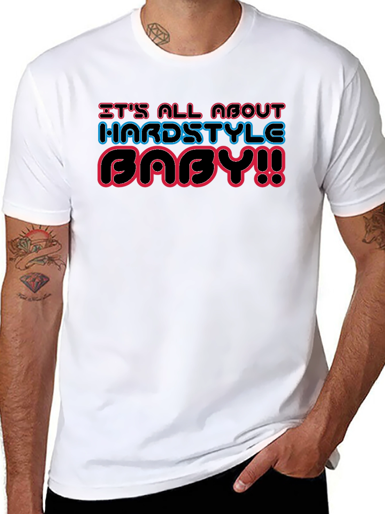Hardstyle Baby Black T-Shirt Rave EDM Festival Apparel