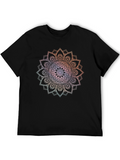 Mandala Graphic Print Mens T-Shirt