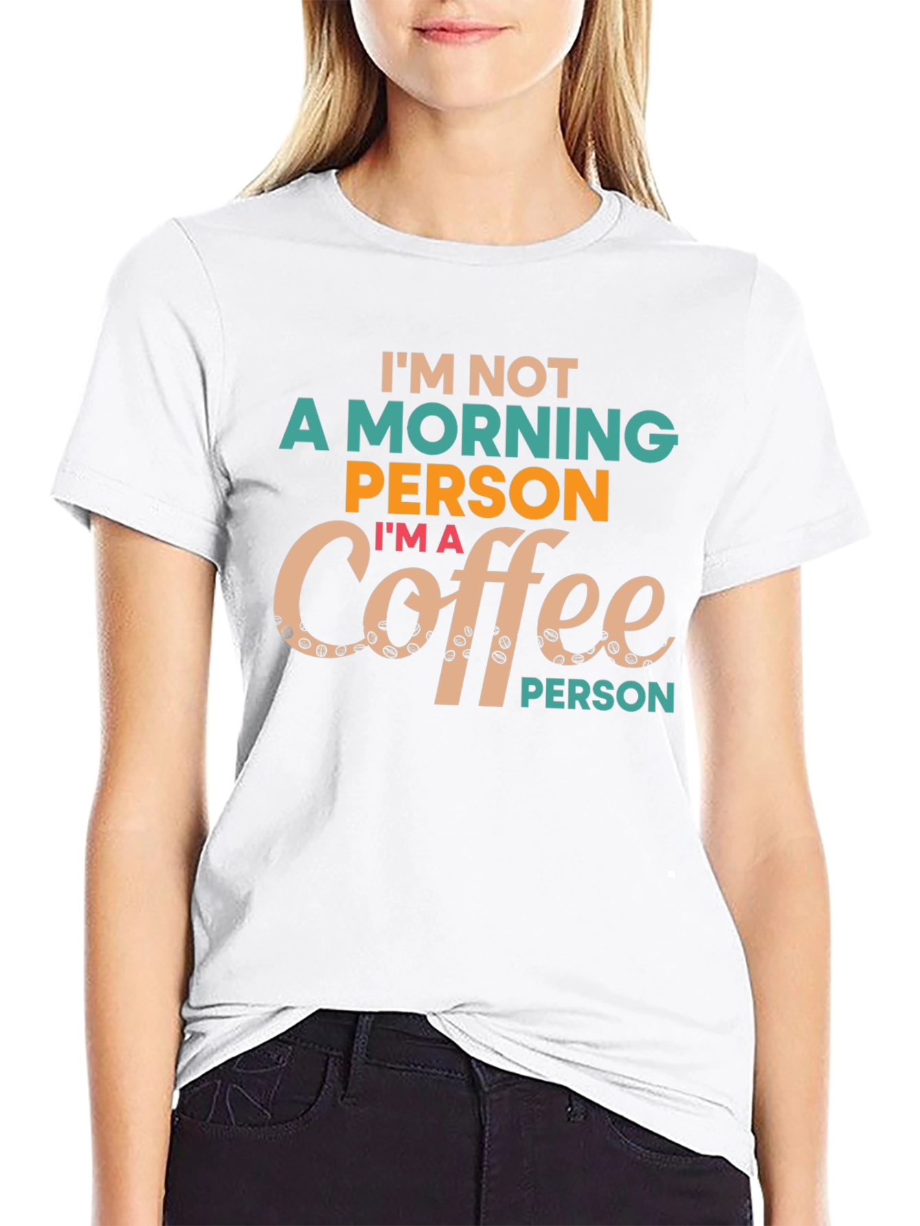 Coffee Person Graphic Tee - Unisex Black T-Shirt