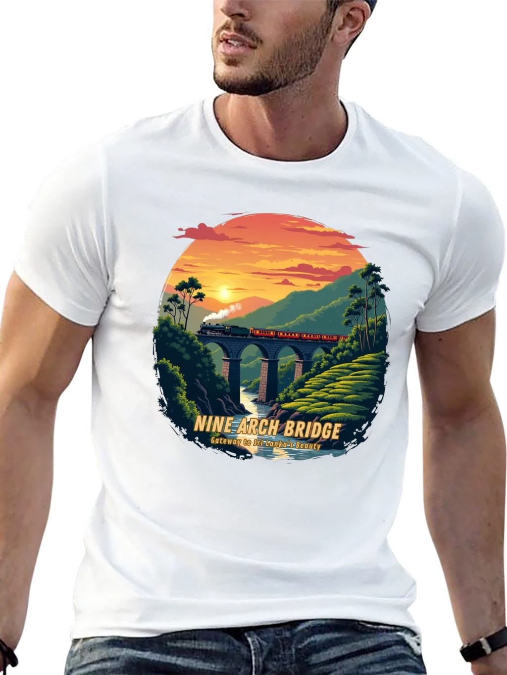 Nine Arch Bridge Graphic Tee