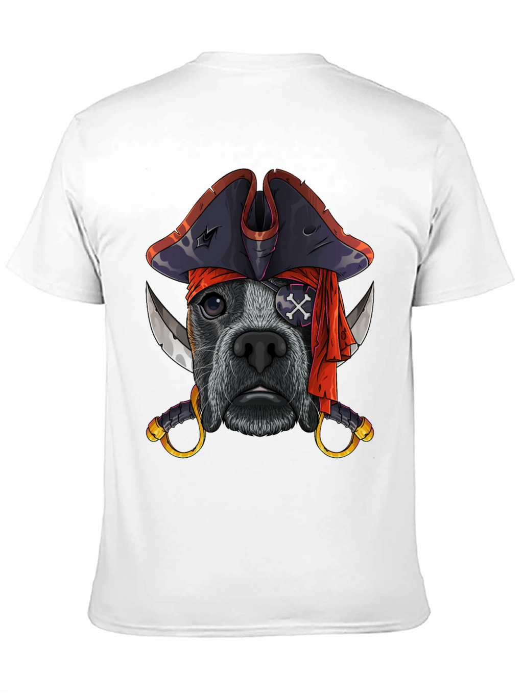 Pirate Dog T-Shirt Funny Pet Tee