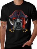 Pirate Dog T-Shirt Funny Pet Tee