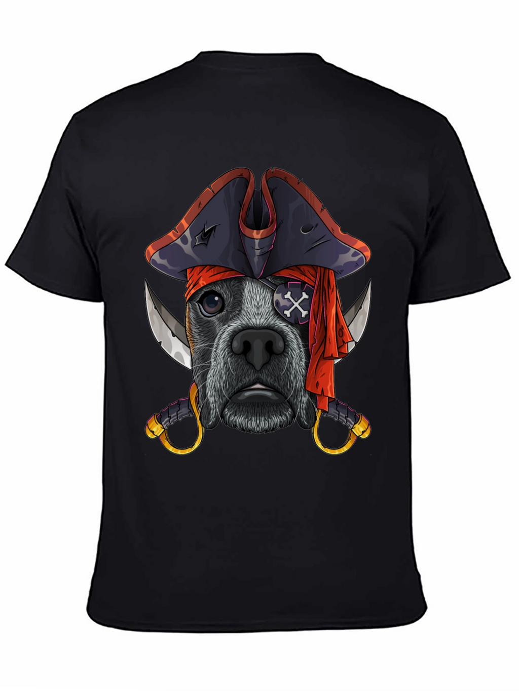 Pirate Dog T-Shirt Funny Pet Tee