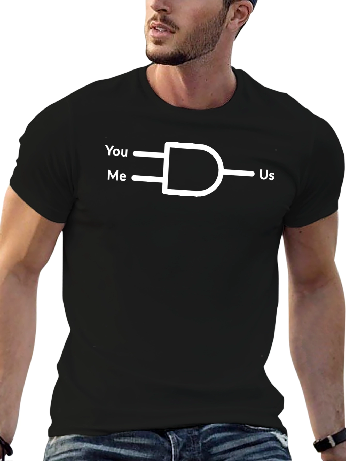 You Me Us - Funny Logic Gate T-Shirt