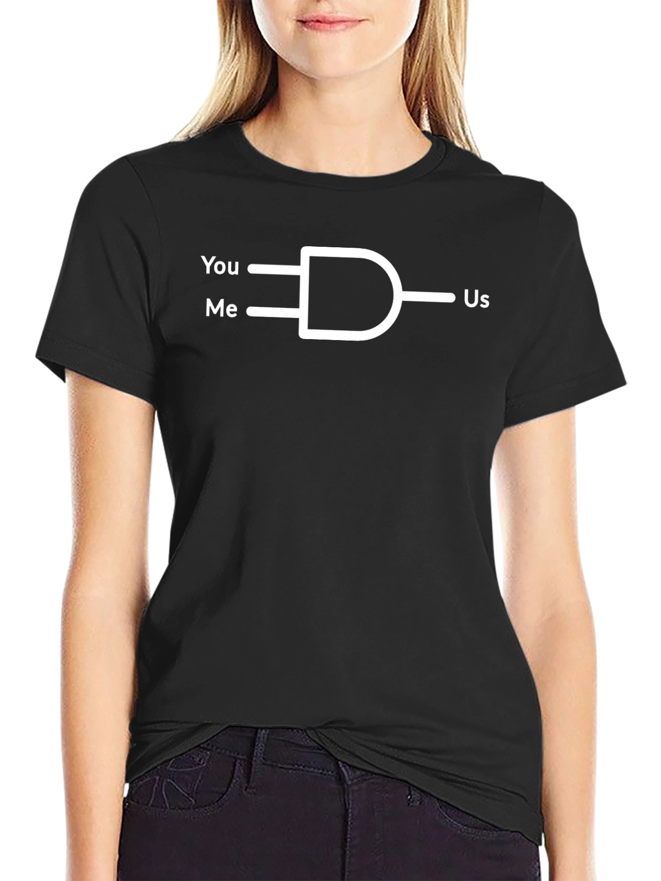 You Me Us - Funny Logic Gate T-Shirt
