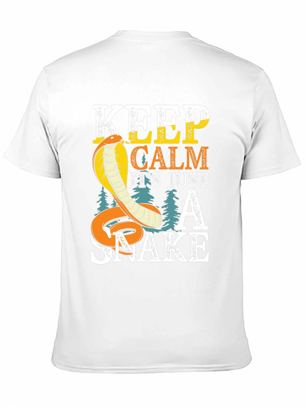 Keep Calm Cobra Snake Graphic T-Shirt