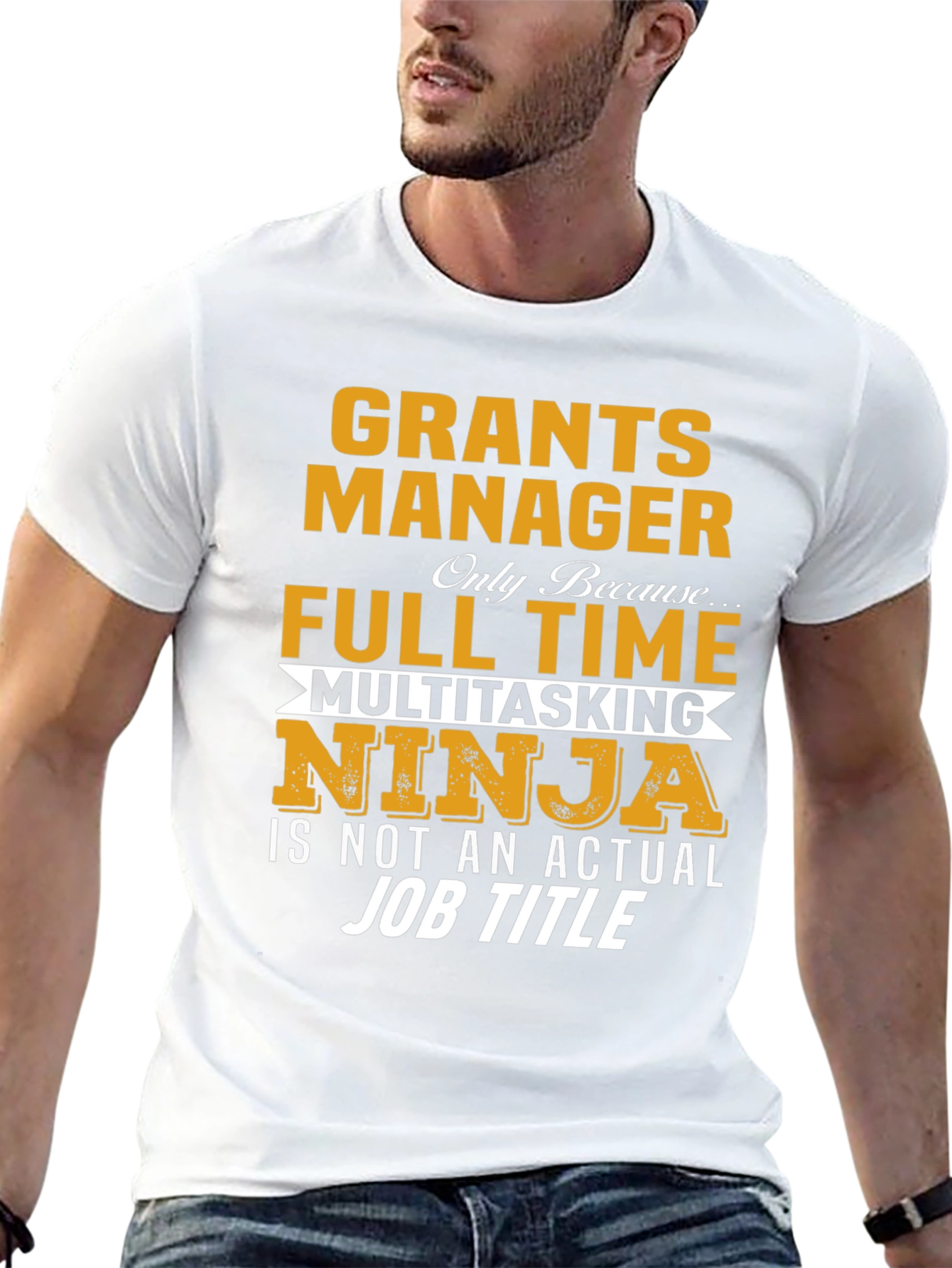 Grants Manager Full Time Ninja T-Shirt