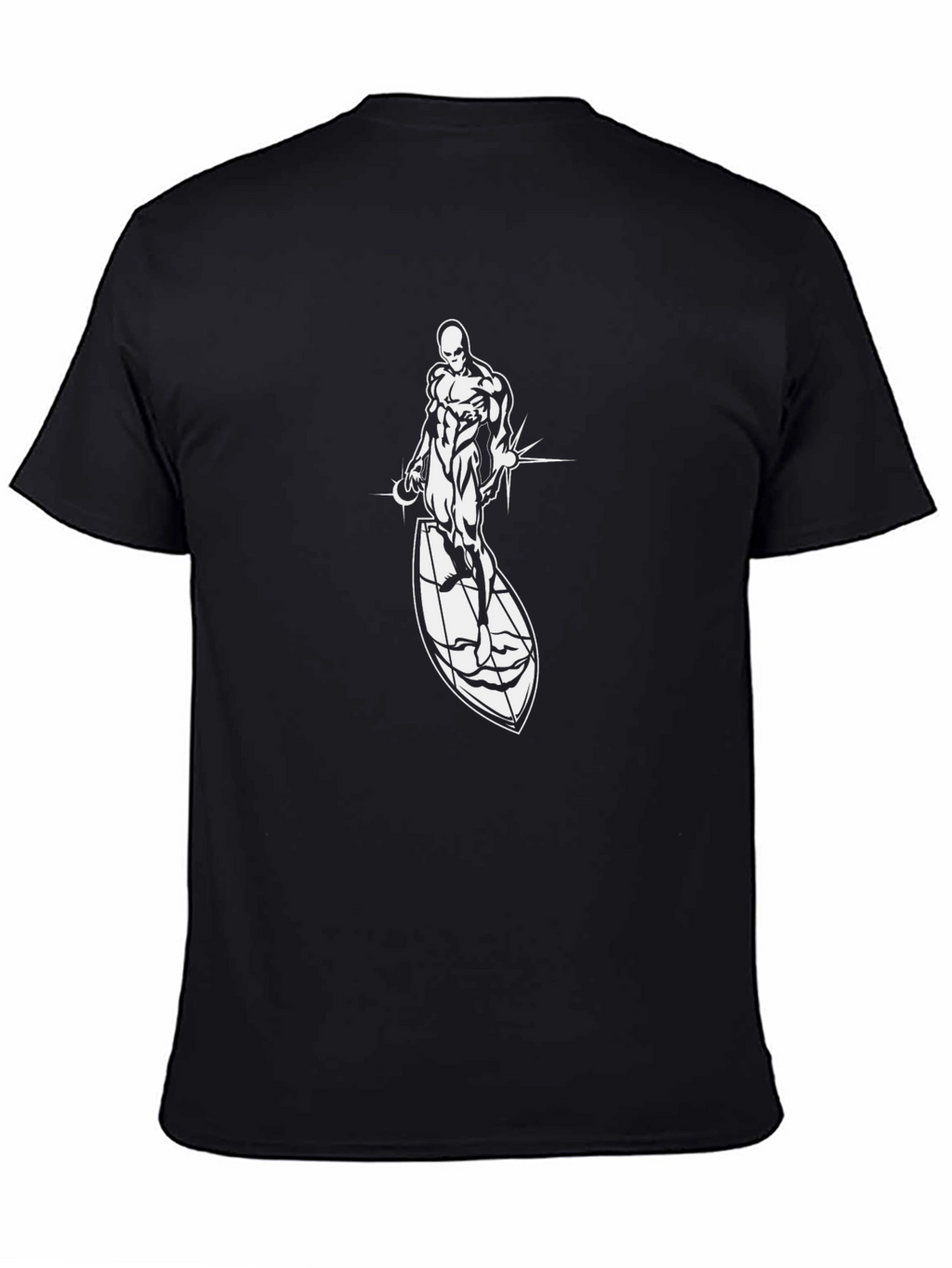 Silver Surfer Graphic Black T-Shirt