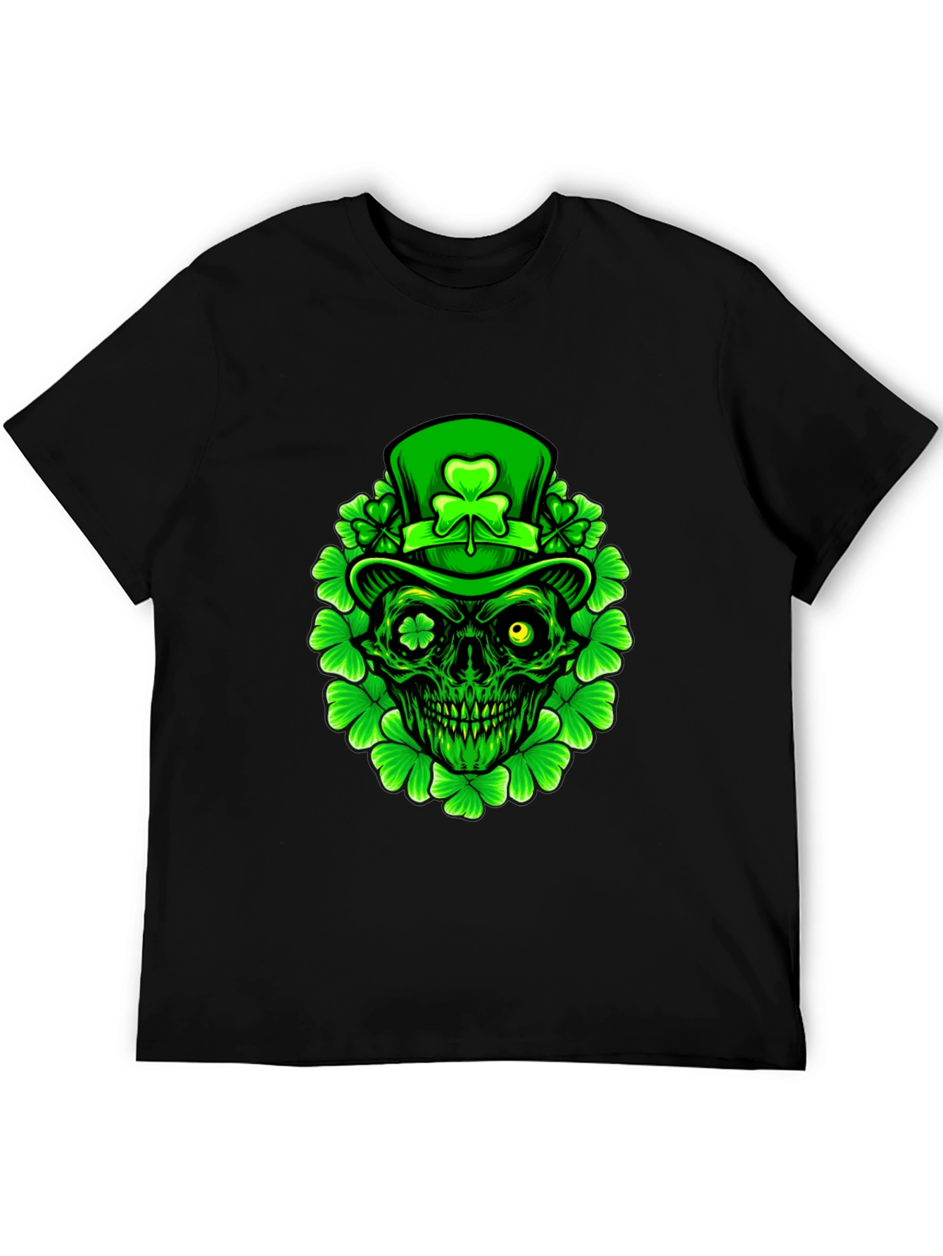 St. Patricks Day Skull Graphic Tee