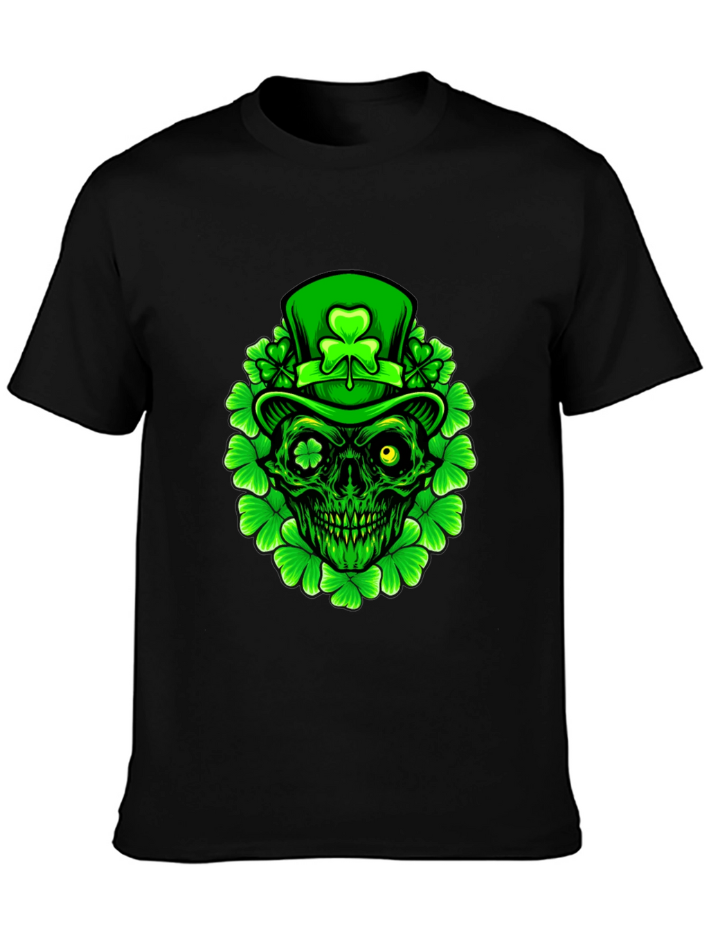 St. Patricks Day Skull Graphic Tee