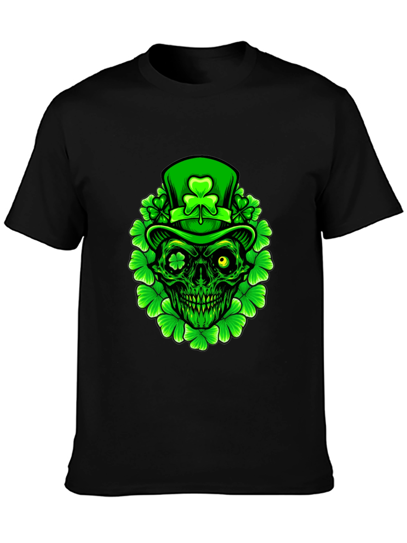 St. Patricks Day Skull Graphic Tee